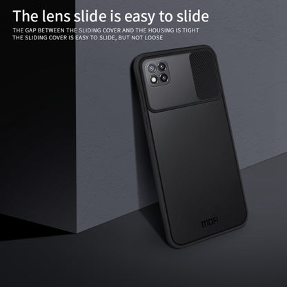 For Xiaomi Poco C3 MOFI Xing Dun Series Translucent Frosted PC + TPU Privacy Anti-glare Shockproof All-inclusive Protective Case(Black) - Xiaomi Cases by MOFI | Online Shopping UK | buy2fix