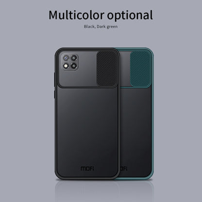 For Xiaomi Poco C3 MOFI Xing Dun Series Translucent Frosted PC + TPU Privacy Anti-glare Shockproof All-inclusive Protective Case(Black) - Xiaomi Cases by MOFI | Online Shopping UK | buy2fix