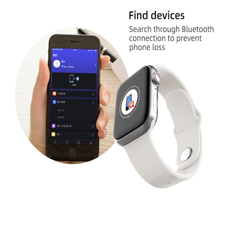 LD5 1.54 inch Color Screen Smart Watch, IP67 Waterproof, Support Bluetooth Phone / Heart Rate Monitoring / Blood Pressure Monitoring / Sleep Monitoring(White) - Smart Wear by buy2fix | Online Shopping UK | buy2fix