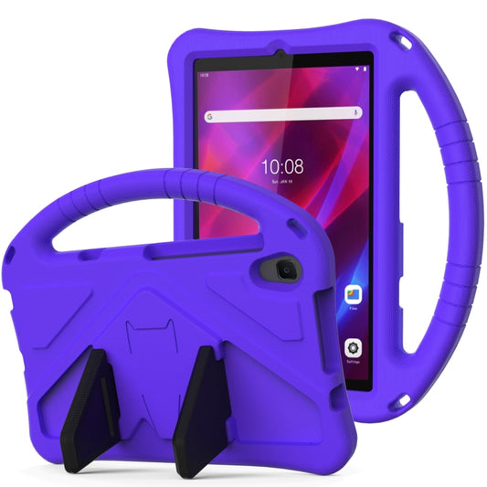 For Lenovo Tab M8 TB-8505F/X(HD)/8705 EVA Flat Anti Falling Protective Case Shell with Holder(Purple) - For Lenovo by buy2fix | Online Shopping UK | buy2fix