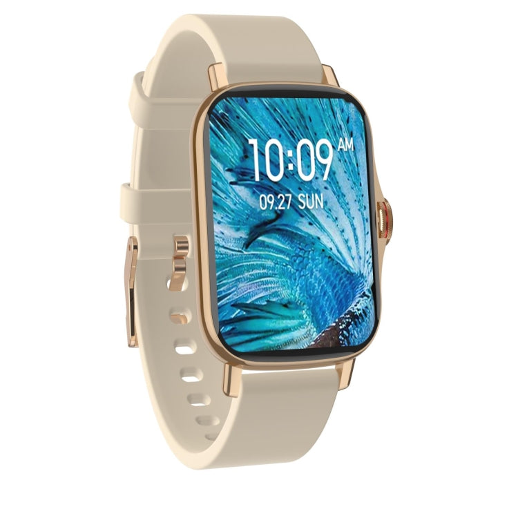 FM08 1.69 inch Color Screen Smart Watch IP67 Waterproof,Support Heart Rate Monitoring/Blood Pressure Monitoring/Blood Oxygen Monitoring/Sleep Monitoring(Gold) - Smart Wear by buy2fix | Online Shopping UK | buy2fix