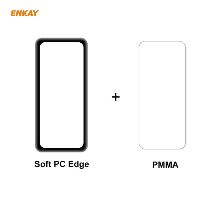 For Huawei B6 2 PCS ENKAY Hat-Prince 3D Full Screen Soft PC Edge + PMMA HD Screen Protector Film - Screen Protector by ENKAY | Online Shopping UK | buy2fix