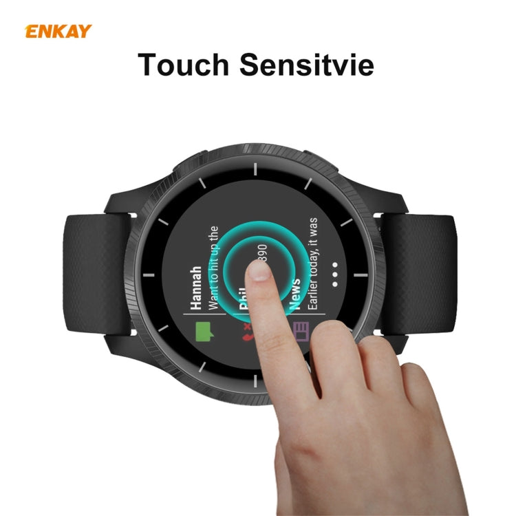 For Venu 2 / Vivoactive 4 45mm 5 PCS ENKAY Hat-Prince 3D Full Screen Soft PC Edge + PMMA HD Screen Protector Film - Screen Protector by ENKAY | Online Shopping UK | buy2fix