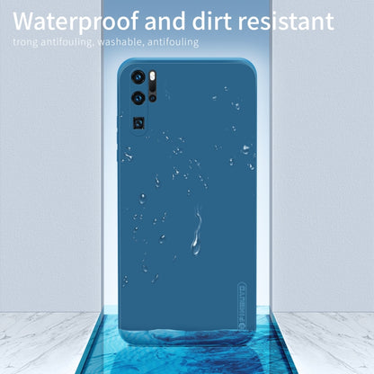 For Huawei P30 Pro PINWUYO Sense Series Liquid Silicone TPU Mobile Phone Case(Blue) - Huawei Cases by PINWUYO | Online Shopping UK | buy2fix