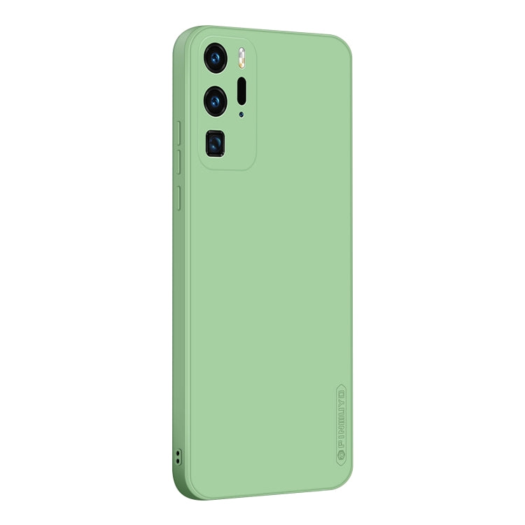 For Huawei P40 Pro PINWUYO Sense Series Liquid Silicone TPU Mobile Phone Case(Green) - Huawei Cases by PINWUYO | Online Shopping UK | buy2fix