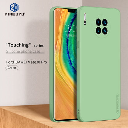 For Huawei Mate 30 Pro PINWUYO Sense Series Liquid Silicone TPU Mobile Phone Case(Green) - Huawei Cases by PINWUYO | Online Shopping UK | buy2fix