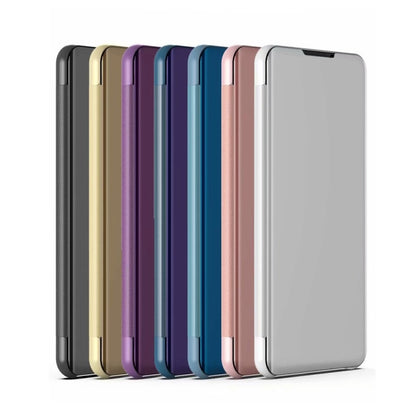 For Xiaomi Mi 11T / 11T Pro Plated Mirror Horizontal Flip Leather Case with Holder(Purple Blue) - Xiaomi Cases by buy2fix | Online Shopping UK | buy2fix
