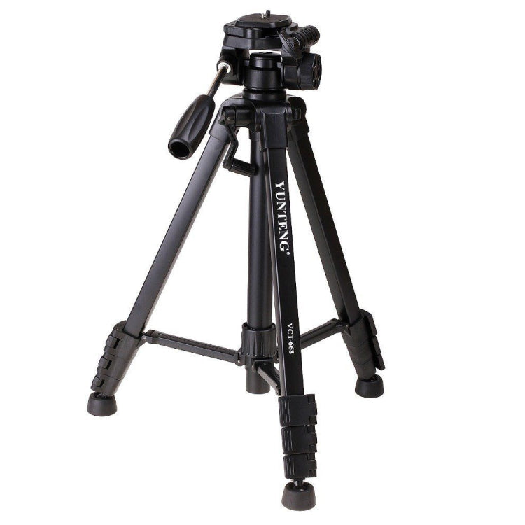 YUNTENG VCT-668 Aluminum Alloy Tripod Mount for 3 dimensional Damping Head - Tripods by YUNTENG | Online Shopping UK | buy2fix