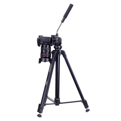 YUNTENG 860 Aluminum Tripod Mount with Fluid Drag Damping Ballhead - Tripods by YUNTENG | Online Shopping UK | buy2fix