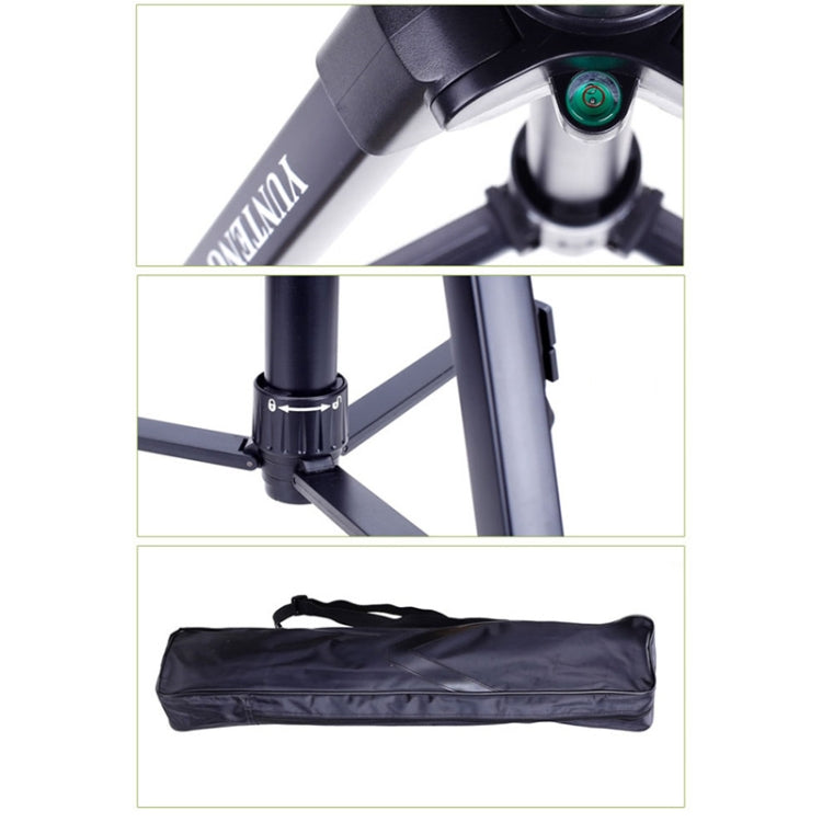 YUNTENG 860 Aluminum Tripod Mount with Fluid Drag Damping Ballhead - Tripods by YUNTENG | Online Shopping UK | buy2fix