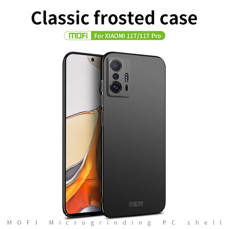 For Xiaomi Mi 11T / 11T Pro MOFI Frosted PC Ultra-thin Hard Phone Case(Red) - Xiaomi Accessories by MOFI | Online Shopping UK | buy2fix