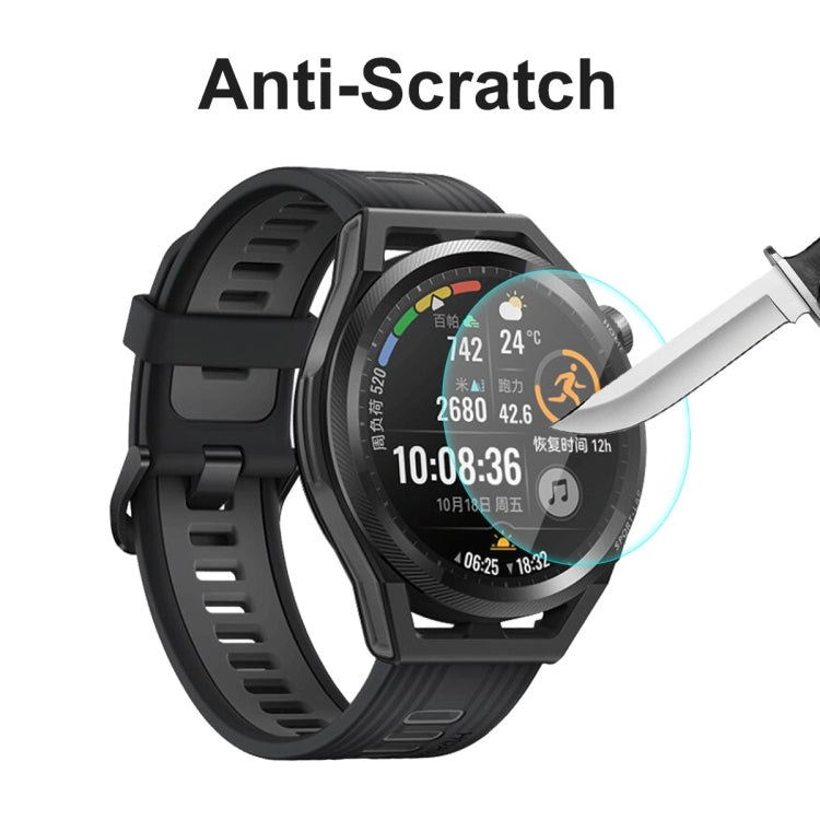 2 PCS For Huawei Watch GT Runner 46mm ENKAY Hat-Prince 0.2mm 9H 2.15D Curved Edge Tempered Glass Screen Protector Watch Film - Screen Protector by ENKAY | Online Shopping UK | buy2fix