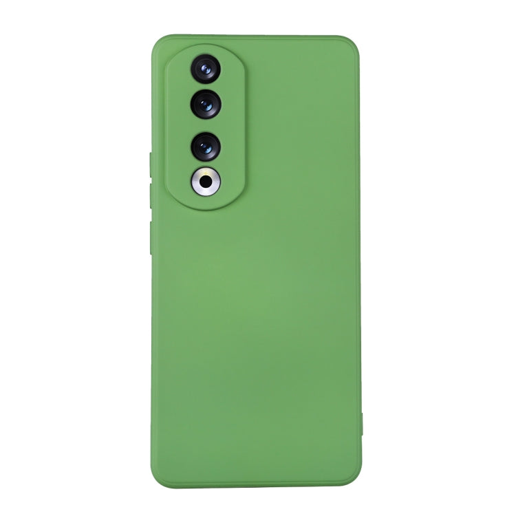 For Honor 90 ENKAY Liquid Silicone Soft Shockproof Phone Case(Light Green) - Honor Cases by ENKAY | Online Shopping UK | buy2fix