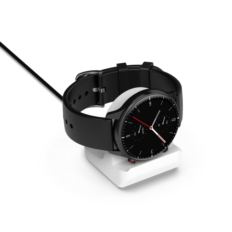 For Amazfit GTS 2 Smartwatch Silicone Charging Bracket(Black) - Smart Wear by buy2fix | Online Shopping UK | buy2fix