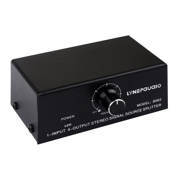 1 In 4 Out Audio Frequency Signal Distribute Device Non Consumption Output RCA Interface - Consumer Electronics by buy2fix | Online Shopping UK | buy2fix