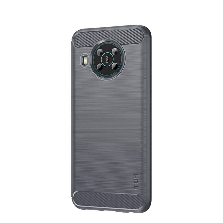 For Nokia X100 MOFI Gentleness Series Brushed Texture Carbon Fiber TPU Phone Case(Gray) - Nokia Cases by MOFI | Online Shopping UK | buy2fix