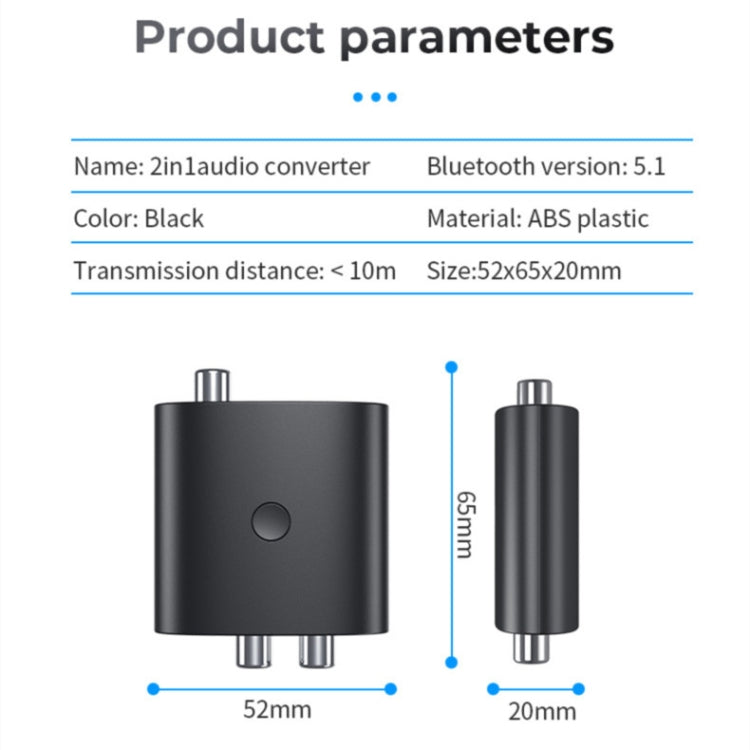 BT-B36 Bluetooth 5.1 Audio Receiver TV Fiber Coaxial Digital to Analog Converter - Apple Accessories by buy2fix | Online Shopping UK | buy2fix