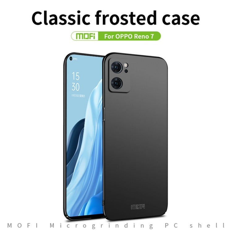 For OPPO Reno7 4G / F21 Pro 4G MOFI Frosted PC Ultra-thin Hard Case(Rose Gold) - OPPO Cases by MOFI | Online Shopping UK | buy2fix