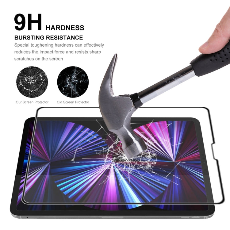 2pcs ENKAY Full Glue Tempered Glass Full Film For iPad Pro 11 2022 / 2021 / 2020 / 2018 / Air 2022 / 2020 10.9 - iPad Pro 11 (2021) Tempered Glass by ENKAY | Online Shopping UK | buy2fix