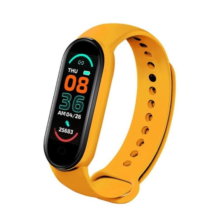 M7 0.96 inch Color Screen Smart Watch,Support Heart Rate Monitoring/Blood Pressure Monitoring(Yellow) - Smart Wear by buy2fix | Online Shopping UK | buy2fix