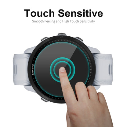2 PCS For Garmin Forerunner 955 ENKAY 0.2mm 9H Tempered Glass Screen Protector Watch Film - Smart Wear by ENKAY | Online Shopping UK | buy2fix