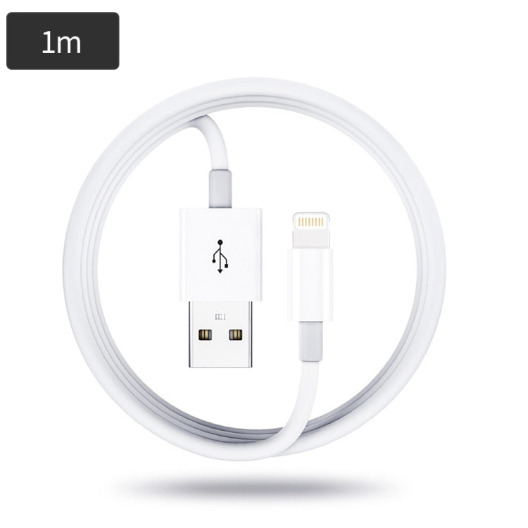 Mini Dual Port USB Charger with USB to 8 Pin Data Cable, AU Plug - USB Charger by buy2fix | Online Shopping UK | buy2fix