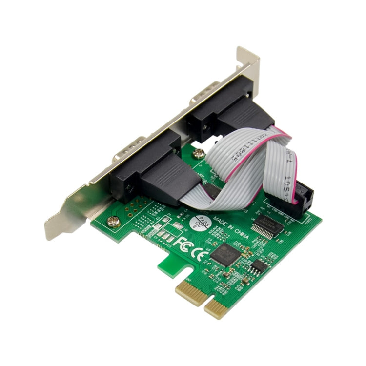 ST316 2 Ports RS232 To PCIE Converter Card AX99100 Chipset - Card Adapter by buy2fix | Online Shopping UK | buy2fix