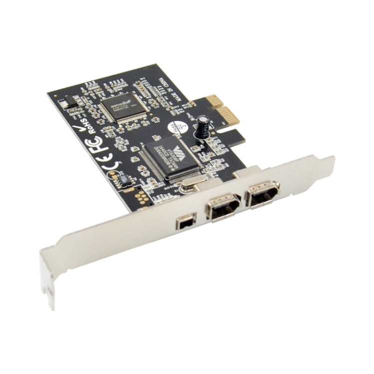 ST21 PCI-E X1 FireWire VT6308 1394A 2+1 Video Capture Card - Card Adapter by buy2fix | Online Shopping UK | buy2fix