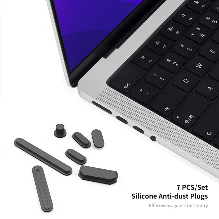 For MacBook Air 13.6 2022/2024 A2681 (M2) / A3113 (M3) ENKAY Hat-Prince 3 in 1 Spaceman Pattern Laotop Protective Crystal Case with TPU Keyboard Film / Anti-dust Plugs, Version:US(Spaceman No.4) - MacBook Air Cases by ENKAY | Online Shopping UK | buy2fix