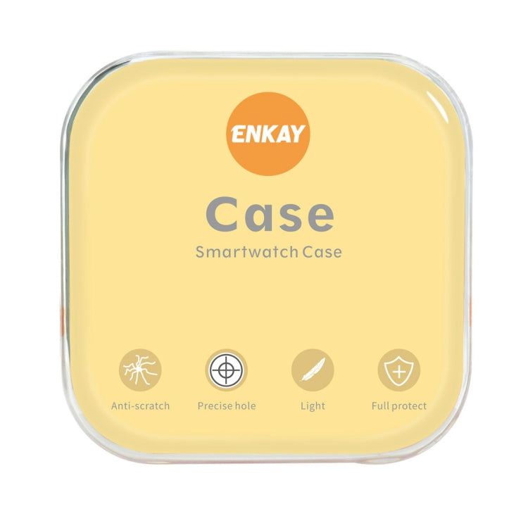 For Apple Watch Series 7＆8 45mm ENKAY Hat-Prince Waterproof Full Coverage PC Frame + 9H Tempered Glass Case - Watch Cases by ENKAY | Online Shopping UK | buy2fix