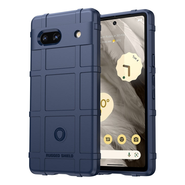 For Google Pixel 7A Full Coverage Shockproof TPU Phone Case(Blue) - Google Cases by buy2fix | Online Shopping UK | buy2fix