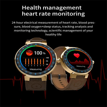 JLV68 1.35 inch Color Screen Smart Watch,Support Heart Rate Monitoring / Blood Pressure Monitoring(Silver) - Smart Wear by buy2fix | Online Shopping UK | buy2fix