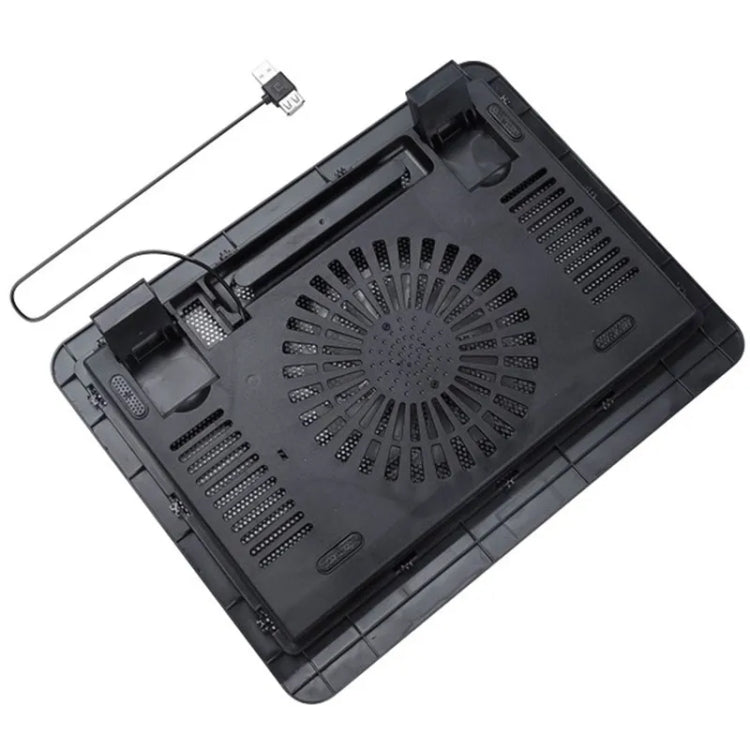 N191 USB Powered Portable Slim Silent Fan Laptop Cooling Pad with Stand - Cooling Pads by buy2fix | Online Shopping UK | buy2fix