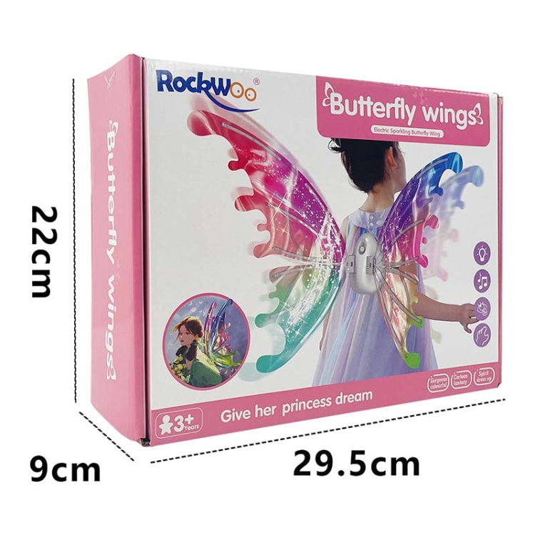 Rockwoo R01 DIY Electric Butterfly Elf Wings Toy No Light - Music Toys by buy2fix | Online Shopping UK | buy2fix