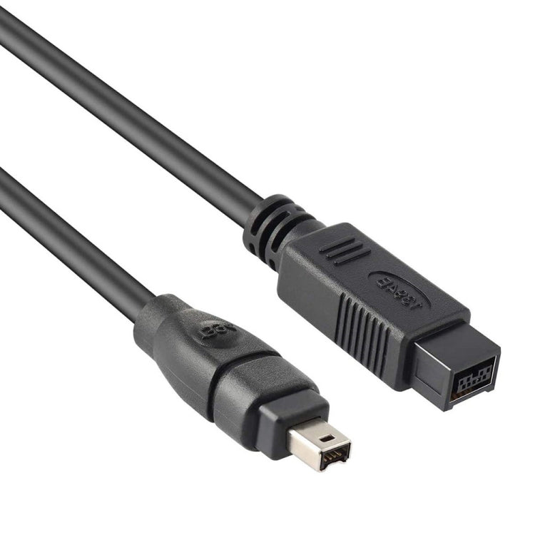 JUNSUNMAY FireWire High Speed Premium DV 800 9 Pin Male To FireWire 400 4 Pin Male IEEE 1394 Cable, Length:1.8m - 1394 Series by JUNSUNMAY | Online Shopping UK | buy2fix