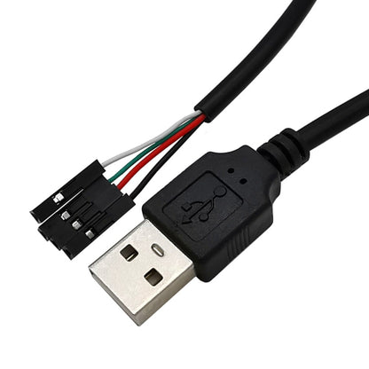 USB Female JUNSUNMAY USB 2.0 A to Female 4 Pin Dupont Motherboard Header Adapter Extender Cable, Length: 0.3m - USB Cable by JUNSUNMAY | Online Shopping UK | buy2fix