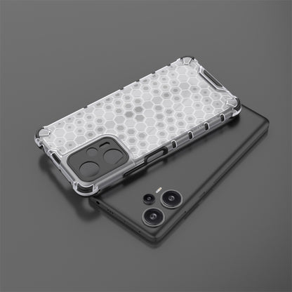 For Xiaomi Poco F5 Shockproof Honeycomb Phone Case(Green) - Xiaomi Cases by buy2fix | Online Shopping UK | buy2fix