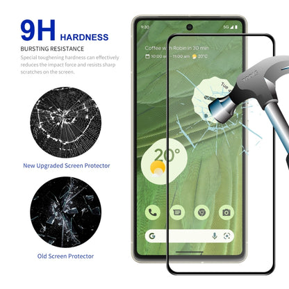 2pcs For Google Pixel 7A ENKAY Full Glue High Aluminum-silicon Tempered Glass  Film - Google Tempered Glass by ENKAY | Online Shopping UK | buy2fix