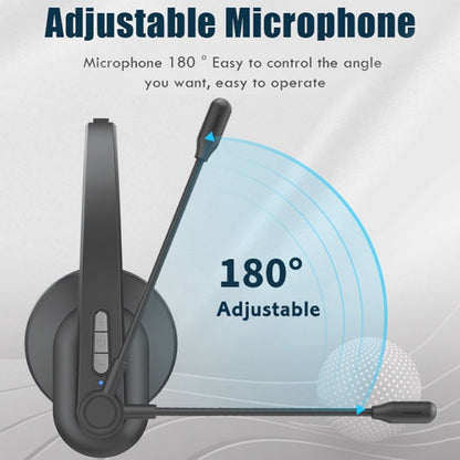 OY631 Bluetooth Noise Cancelling Single Ear Wireless Headphone With Microphone - Microphones & Headsets by buy2fix | Online Shopping UK | buy2fix