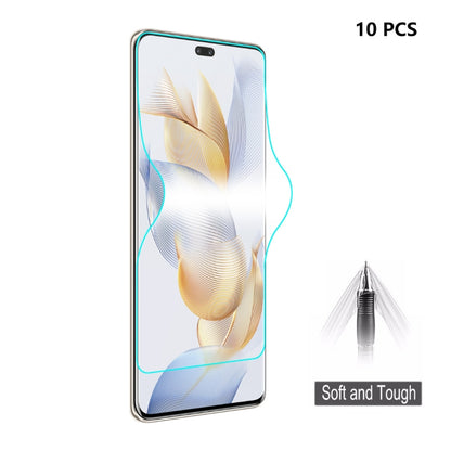 For Honor 90 Pro 10pcs ENKAY Full Glue Soft Explosion-proof Hydrogel Film - For Huawei by ENKAY | Online Shopping UK | buy2fix