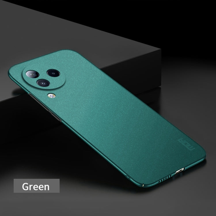 For Xiaomi Civi 3 MOFI Fandun Series Frosted PC Ultra-thin All-inclusive Phone Case(Green) - Xiaomi Cases by MOFI | Online Shopping UK | buy2fix