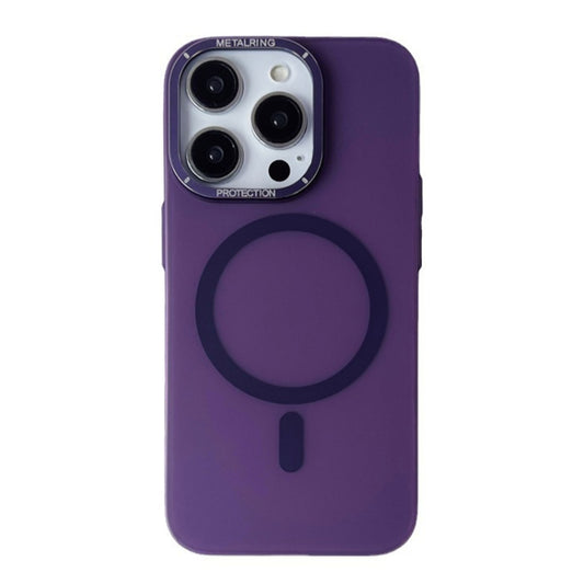 For iPhone 13 Pro Max Frosted PC MagSafe TPU Phone Case(Purple) - iPhone 13 Pro Max Cases by buy2fix | Online Shopping UK | buy2fix