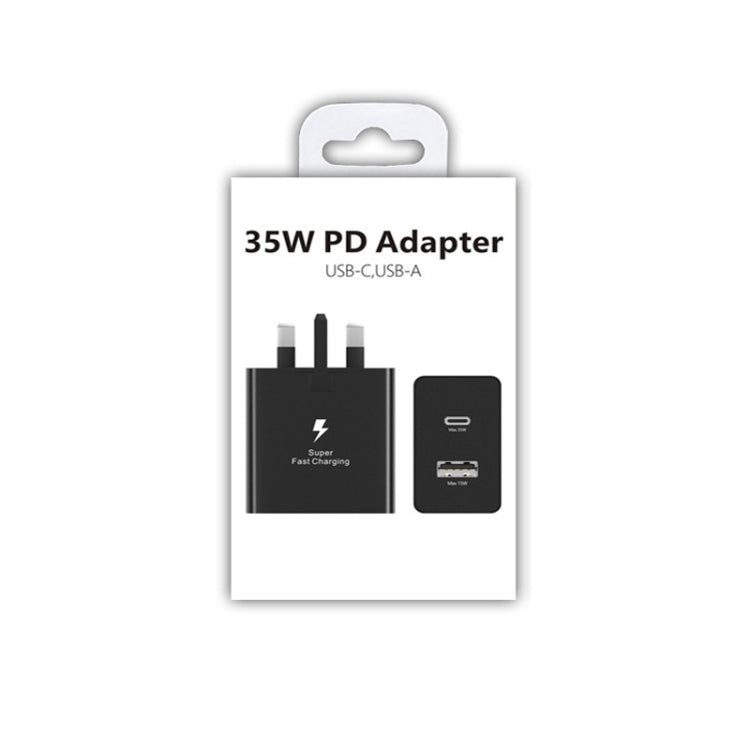 35W USB-C / Type-C + USB Charger Supports PPS / PD Protocol, UK Plug - USB Charger by buy2fix | Online Shopping UK | buy2fix