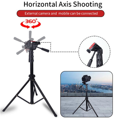 JMARY KP2206 Multi-functional Adjustable Portable Camera Tripod 1.7m Floor Stand - Tripods by Jmary | Online Shopping UK | buy2fix