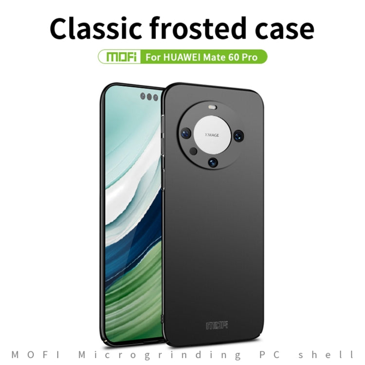 For Huawei Mate 60 Pro MOFI Micro-Frosted PC Ultra-thin Hard Phone Case(Red) - Huawei Cases by MOFI | Online Shopping UK | buy2fix