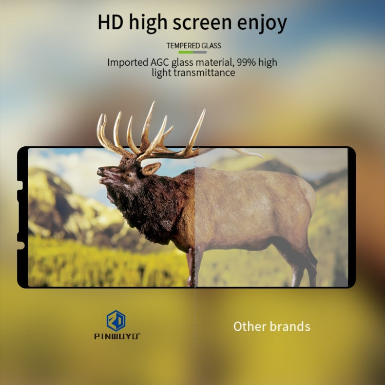 For Sony Xperia 5 V PINWUYO 9H 2.5D Full Screen Tempered Glass Film(Black) - Sony Tempered Glass by PINWUYO | Online Shopping UK | buy2fix