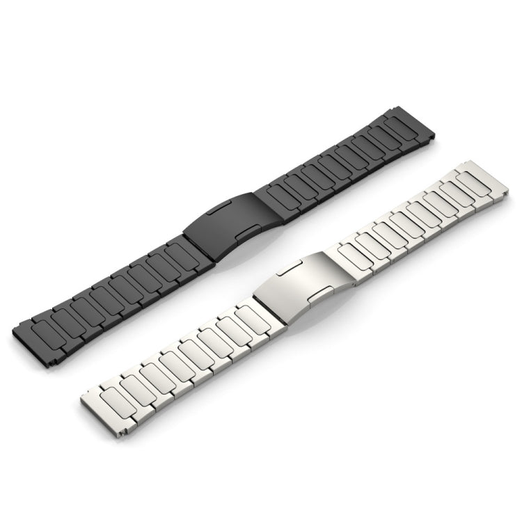 For Huawei Watch 4 22mm I-Shaped Titanium Alloy Watch Band(Sliver) - Watch Bands by buy2fix | Online Shopping UK | buy2fix