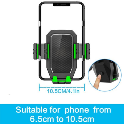 D04 Wth 2 Coffee Cup Car Cup Holder Adjustable Rotating Cell Phone Car Mount Holder(Green) - Car Drink Holders by buy2fix | Online Shopping UK | buy2fix