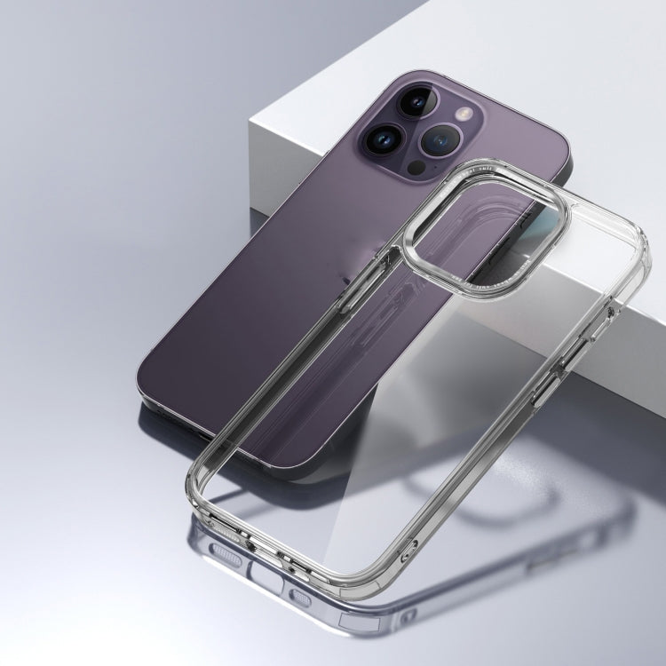 For iPhone 15 Pro Max Ice Color Clear PC Hybrid TPU Phone Case(Purple) - iPhone 15 Pro Max Cases by buy2fix | Online Shopping UK | buy2fix