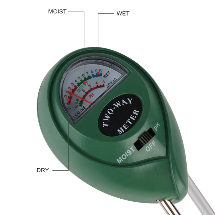 RZ103 Mini Soil PH Moisture Humidity Measuring PH Meter Soil Moisture Monitor Hygrometer Gardening Plant Farming Moisture Tester - PH & Moisture Meter by buy2fix | Online Shopping UK | buy2fix